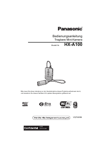 Bedienungsanleitung Panasonic HX-A100 Camcorder