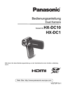 Bedienungsanleitung Panasonic HX-DC1 Camcorder