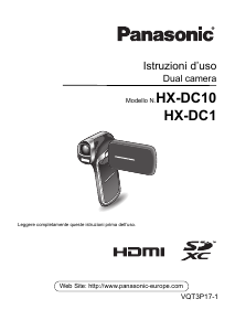 Manuale Panasonic HX-DC10 Videocamera