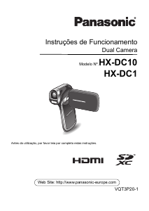 Manual Panasonic HX-DC10 Câmara de vídeo