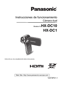 Manual de uso Panasonic HX-DC10 Videocámara