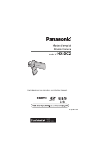 Mode d’emploi Panasonic HX-DC2EG Caméscope