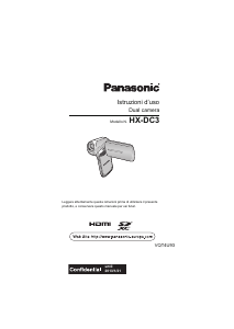 Manuale Panasonic HX-DC3EB Videocamera