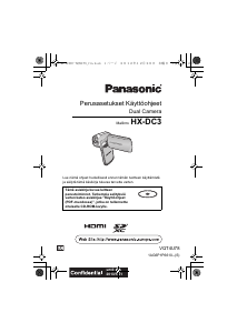 Käyttöohje Panasonic HX-DC3EC Kameranauhuri