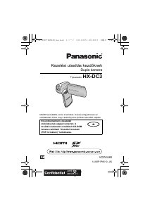 Használati útmutató Panasonic HX-DC3EP Videokamera