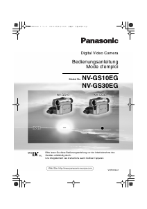 Bedienungsanleitung Panasonic NV-GS10EG Camcorder