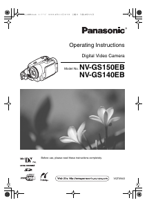 Manual Panasonic NV-GS140E Camcorder