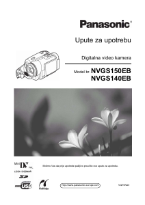 Priručnik Panasonic NV-GS140EB Videokamera