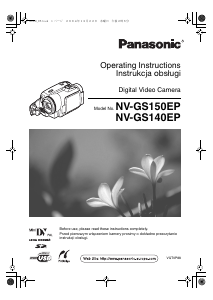 Instrukcja Panasonic NV-GS150 Kamera
