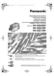 Használati útmutató Panasonic NV-GS17EP Videokamera