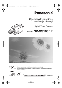 Instrukcja Panasonic NV-GS180E Kamera