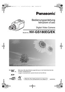 Manuale Panasonic NV-GS180EK Videocamera