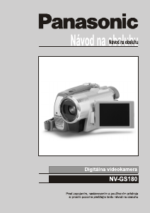 Návod Panasonic NV-GS180EP Videokamera