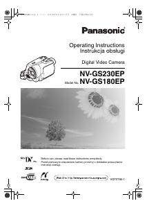 Manual Panasonic NV-GS230EP Camcorder