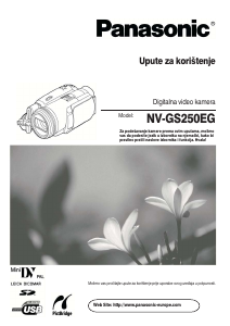 Priručnik Panasonic NV-GS250E Videokamera