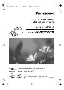 Manuale Panasonic NV-GS250E Videocamera