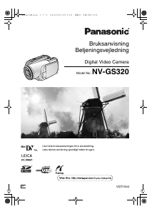 Bruksanvisning Panasonic NV-GS320 Videokamera