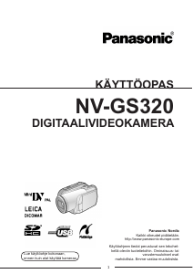 Käyttöohje Panasonic NV-GS320 Kameranauhuri