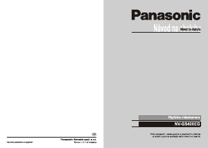 Návod Panasonic NV-GS400EG Videokamera