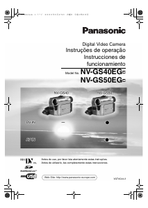 Manual Panasonic NV-GS40EG Câmara de vídeo