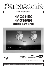 Használati útmutató Panasonic NV-GS44EG Videokamera