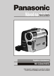 Návod Panasonic NV-GS44EG Videokamera