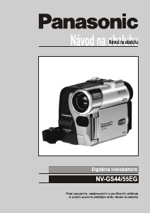 Návod Panasonic NV-GS55EG Videokamera