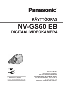 Käyttöohje Panasonic NV-GS60 Kameranauhuri