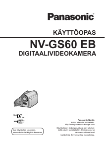 Käyttöohje Panasonic NV-GS60E Kameranauhuri