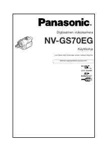 Käyttöohje Panasonic NV-GS70 Kameranauhuri
