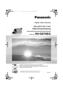 Manuale Panasonic NV-GS70 Videocamera