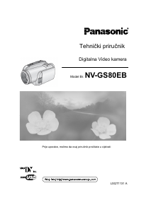 Priručnik Panasonic NV-GS80 Videokamera
