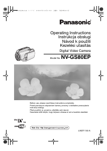 Instrukcja Panasonic NV-GS80E Kamera
