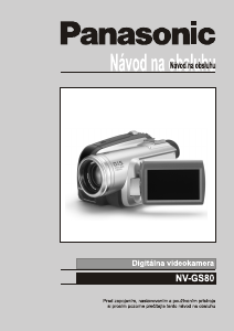 Návod Panasonic NV-GS80EP Videokamera