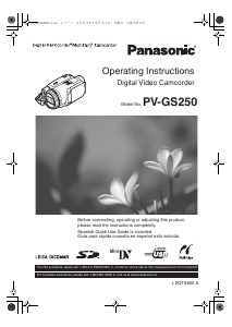 Mode d’emploi Panasonic PV-GS250 Caméscope