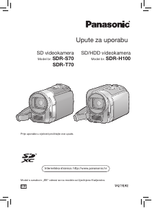 Priručnik Panasonic SDR-H100 Videokamera