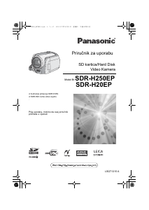 Priručnik Panasonic SDR-H20E Videokamera