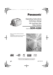 Manual Panasonic SDR-H280 Camcorder