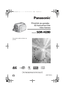 Priručnik Panasonic SDR-H280 Videokamera