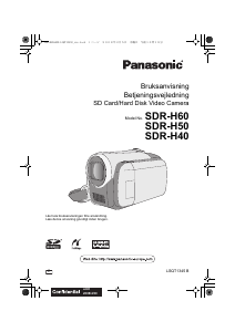 Bruksanvisning Panasonic SDR-H40 Videokamera