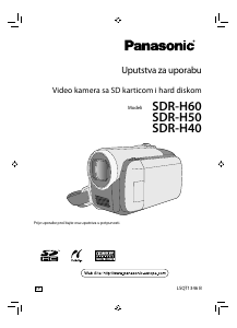 Priručnik Panasonic SDR-H50 Videokamera