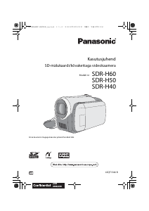 Kasutusjuhend Panasonic SDR-H50 Videokaamera