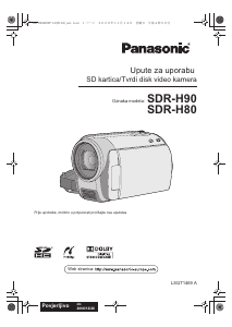 Priručnik Panasonic SDR-H80 Videokamera