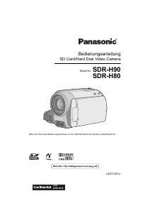 Bedienungsanleitung Panasonic SDR-H90 Camcorder