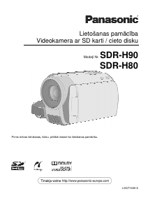 Rokasgrāmata Panasonic SDR-H90 Videokamera