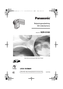 Brugsanvisning Panasonic SDR-S100 Videokamera