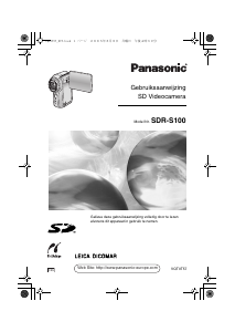 Handleiding Panasonic SDR-S100E Camcorder