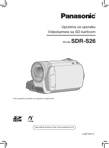 Priručnik Panasonic SDR-S26 Videokamera