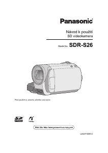 Manuál Panasonic SDR-S26 Videokamera