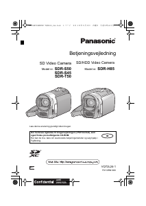 Brugsanvisning Panasonic SDR-S45 Videokamera